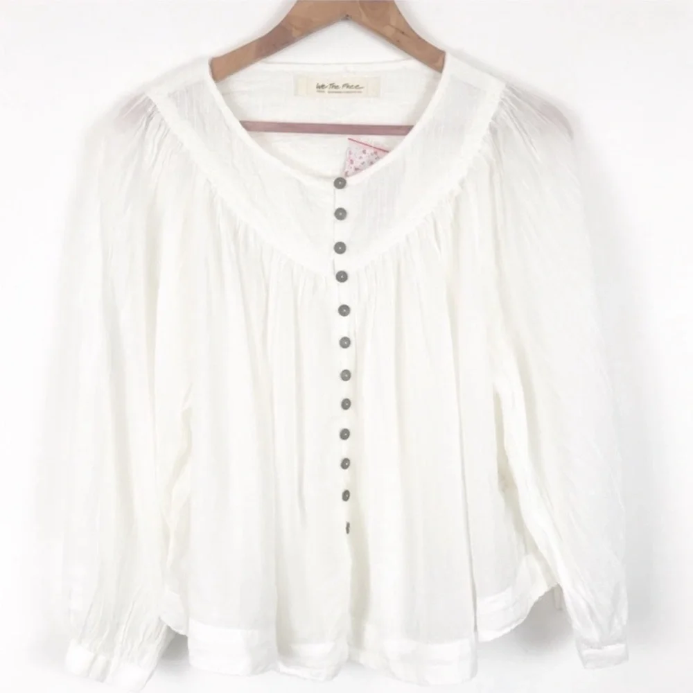New! Free people Cool Meadow top NWT - Picture 4 of 4